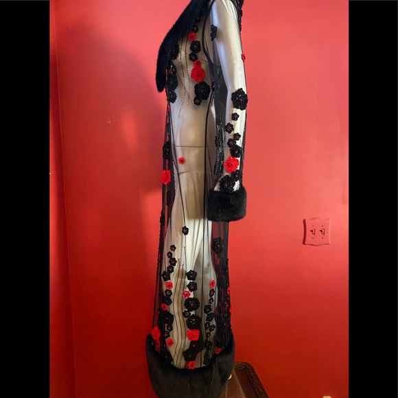 NWOT Sue Wong - Vintage Evening Cover -Up Duster - Picture 9 of 15